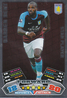 Darren Bent Aston Villa 2011/12 Topps Match Attax Star Player #35